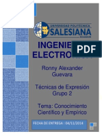 Conocimiento Cientifico y Empirico