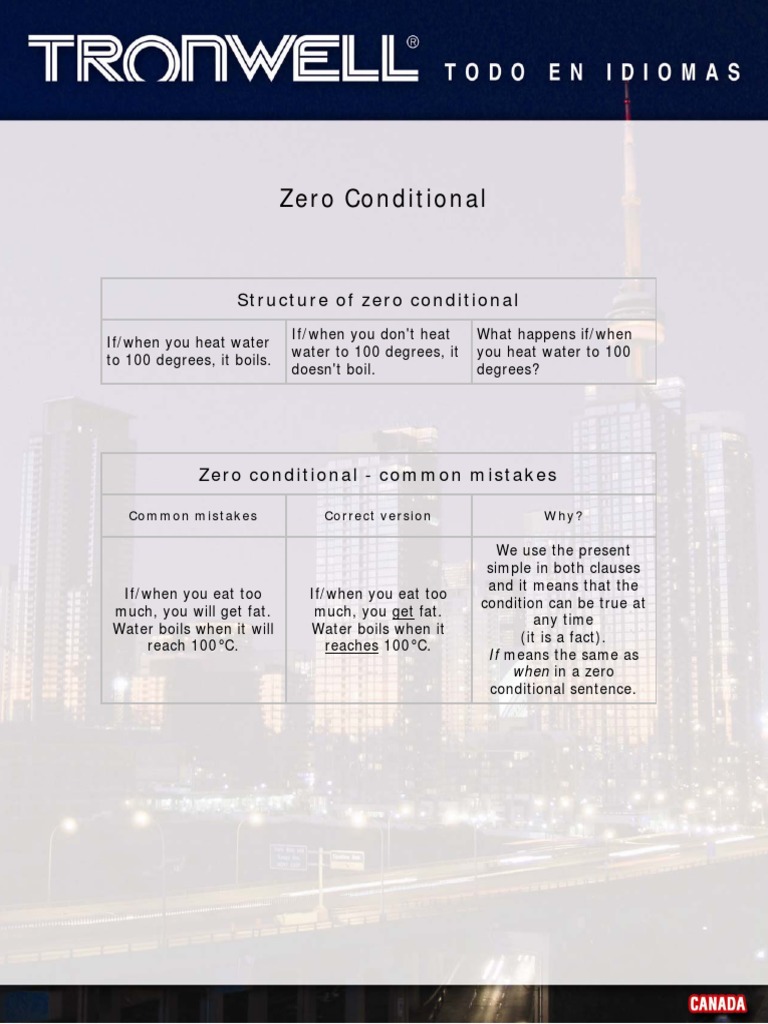 9.zero Conditional | PDF