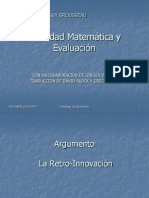 Brousseau_Actividad Matemática y Evaluación