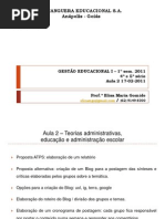 2 Aula GestaoEducac.teorias Administ.17!2!2011