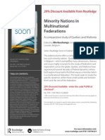 Book - Minority Nations in Multinational Federations