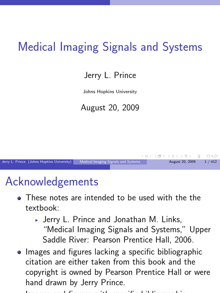PrinceLinksMedicalImagingSignalsSystemsAllslides.pdf Signal To