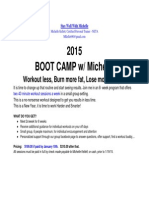 2015 BOOT CAMP W/ Michelle: Workout Less, Burn More Fat, Lose More Weight!