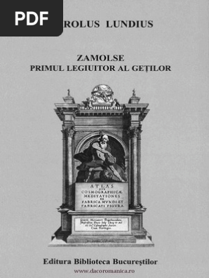 Zamolse Primul Legiuitor Al Getilor