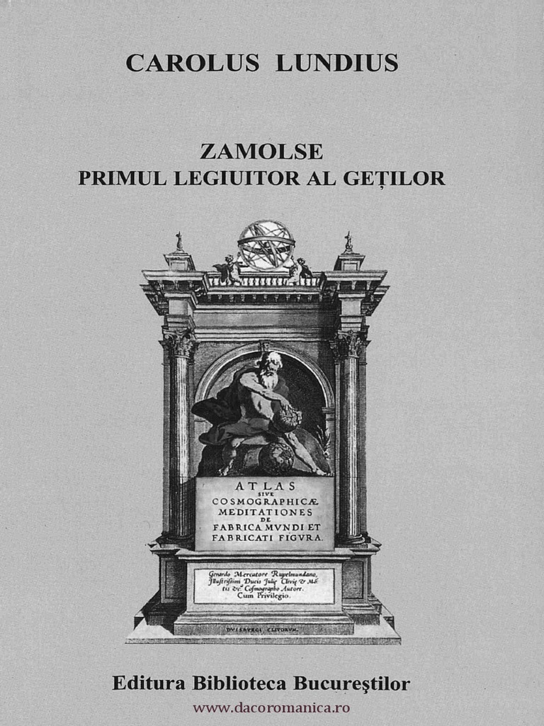 Zamolse Primul Legiuitor Al Getilor