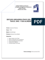Estudio geohidrológico Taxco GRO