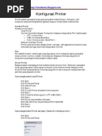 Download Konfigurasi Printer by benjrets SN25187203 doc pdf