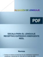 Pruebas de Evaluación de Lenguaje