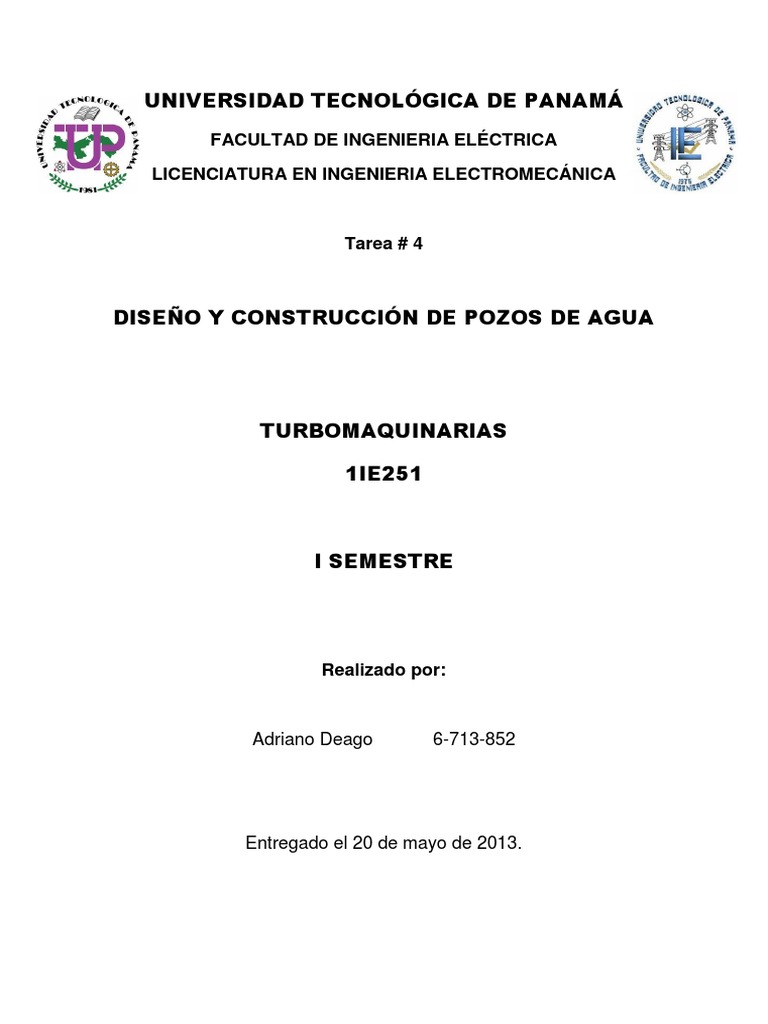 Diseño y Construcción de Pozos de Agua | PDF
