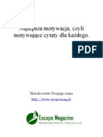 24 motywujące cytaty dla każdego