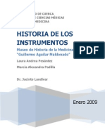 Historia de Los Instrumentos Medicos