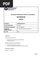 Contoh Pengiraan luas dan isipadu Contoh Pengiraan luas dan isipadu