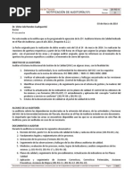 Notificacion de Auditoria Interna