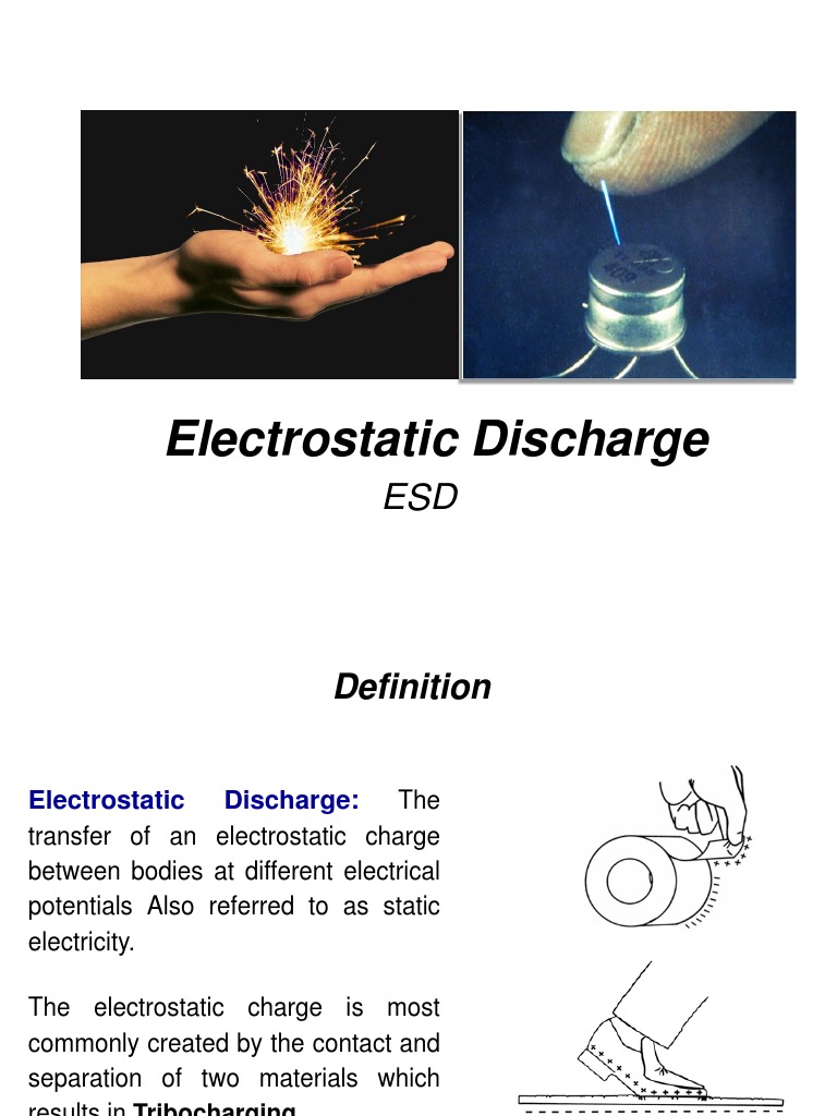 Electrostatic Discharge (8) Electrostatic Discharge Electrostatics