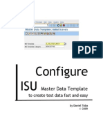 How to Configure Master Data Template Part 1