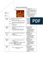 2014 3rd Grade Eng Homework WK 8