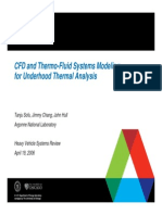 CFD and Thermo-Fluid Systems Modeling For Underhood Thermal Analysis