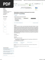 Download Determination of Catechins in Matcha Green Tea by Micellar Electrokinetic Chromatography by Huonglemai SN251914371 doc pdf
