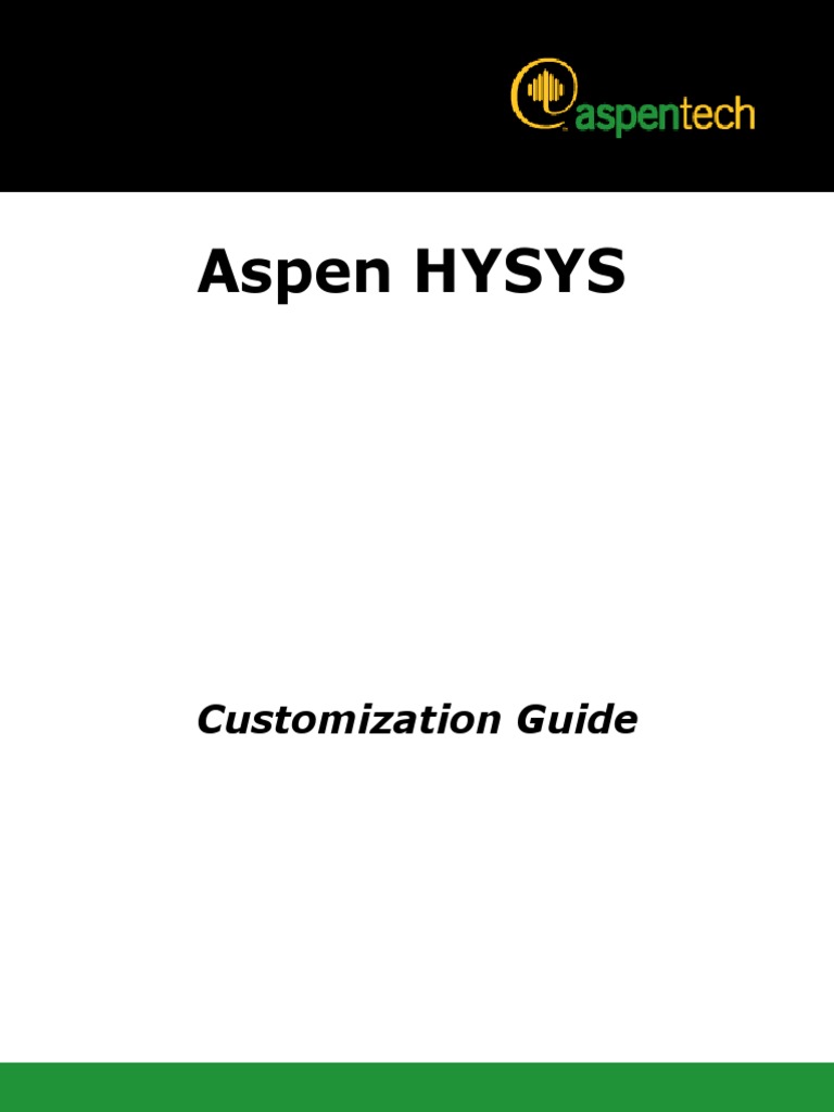 Aspenhysysv7 1 Cust | PDF | Visual Basic For Applications | Component ...