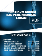 Laporan Akhir Praktikum Korosi Dan Perlindungan Logam