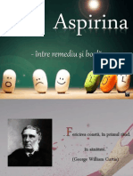 Aspirina - Intre Remediu Si Boala