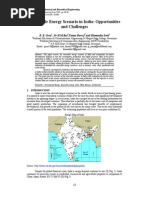 Renewable Energy Scenario in India