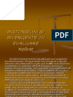 Distorsiuni Si Divergente in Evaluare1