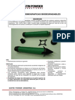 Cargas sísmicas biodegradables