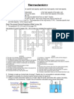 Thermochemistry Worksheet,Related to...