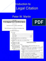 Basic Legal Citation