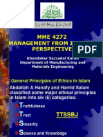 Management From Islamic Perspective
