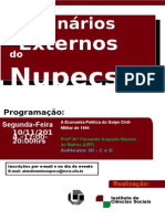 Cartaz Seminário Externo 10 11 14