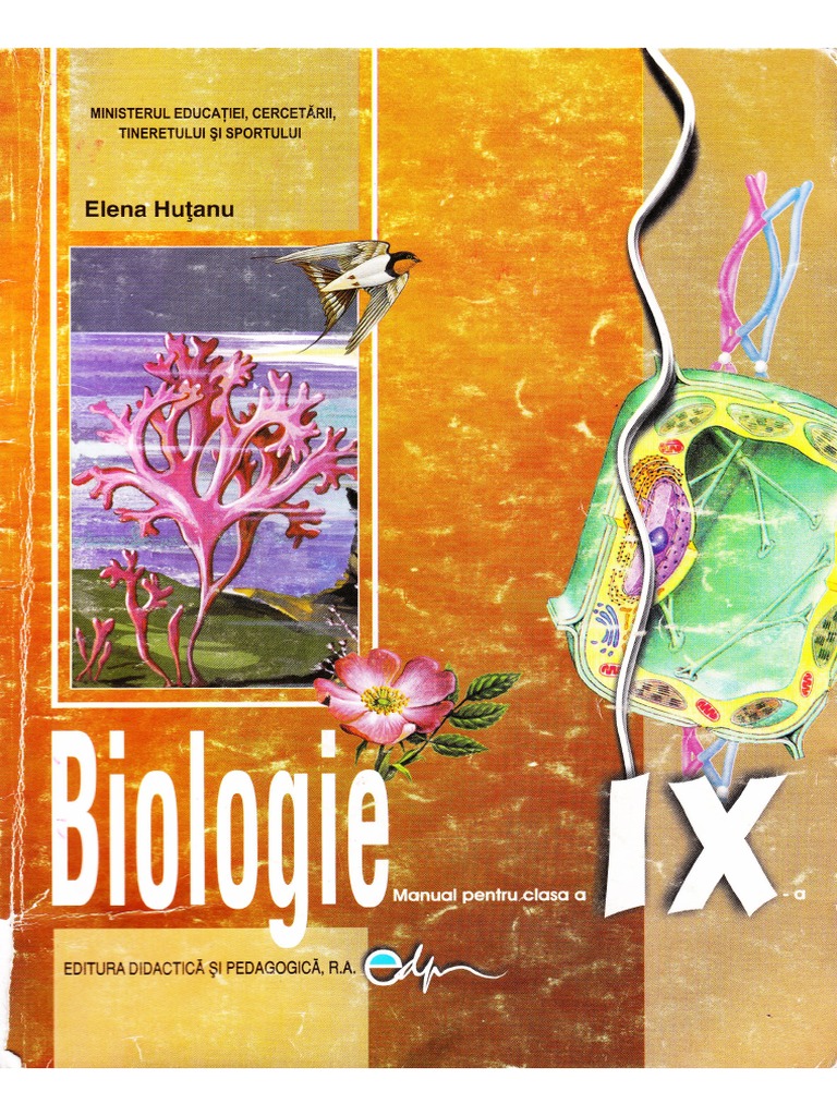 Manual Biologie Clasa XI Editura Didactica Si Pedagogica PDF | PDF