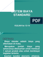 Sistem Biaya Standard Kuliah Terakhir