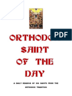 Saint Day Book Daily Readings of Orthodox Saints