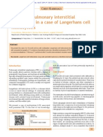 Persistent Pulmonary Interstitial Emphysema in A Case of Langerhans Cell Histiocytosis