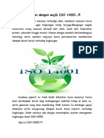Cintai Lingkungan Dengan Wajib ISO 14001