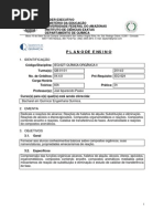 Plano de Ensino - organica 2