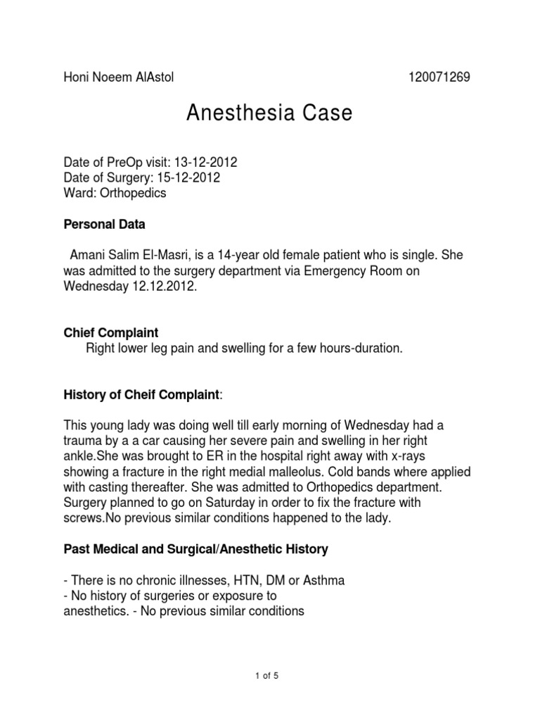 Anesthesia case (1).docx Anesthesia Emergency Department