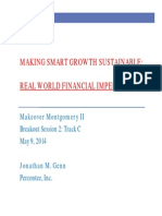 Making Smart Growth Sustainable: Real World Financial Impediments
