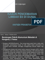 Kasus Pencemaran Limbah B3