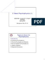 3.signal Detection and Psychophysics