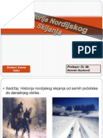 Historija Nordijskog Skijanja