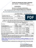 Academic Section: Undergraduate Office: Indian Institute of Technology (Bhu), Varanasi