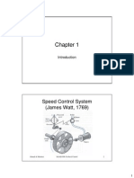 Speed Control System (James Watt, 1769) : Ahmadi & Martinez MAAE4500: Feeback Control 2