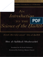 Ibn as-Salah's Introduction to the Science of Hadeeth