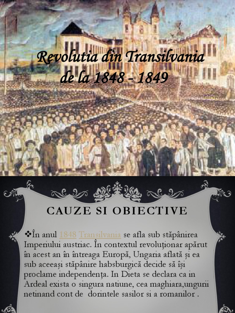 Revolutia De La 1848 1849 Din Transilvania
