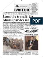 Haiti-Observateur 7 Janvier 2015