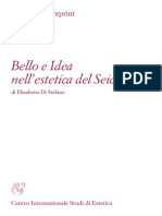 Bello e Idea Nell’Estetica Del Seicento