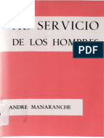 Manaranche, A.-al Servicio de Los Hombres